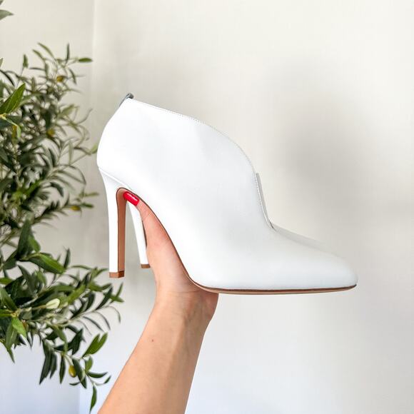 SJP By Sarah Jessica Parker Trois Slip On Leather Ankle High-Heel Booties 39 - Picture 3 of 10